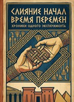 Обложка произведения Слияния начало время перемен хроники одного эксперемента