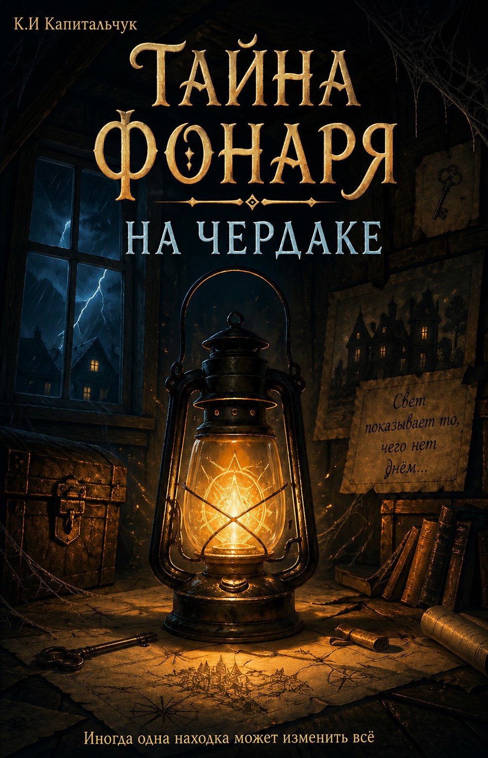 Обложка книги «Тайна фонаря на чердаке»