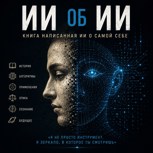Обложка произведения ИИ ОБ ИИ ( книга написанная ИИ о самой себе)