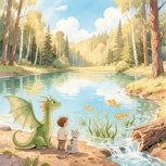 Обложка произведения Тайна лесного озера