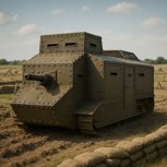 Обложка произведения История в фотографиях. Танки Мк-V «Рикардо» в России