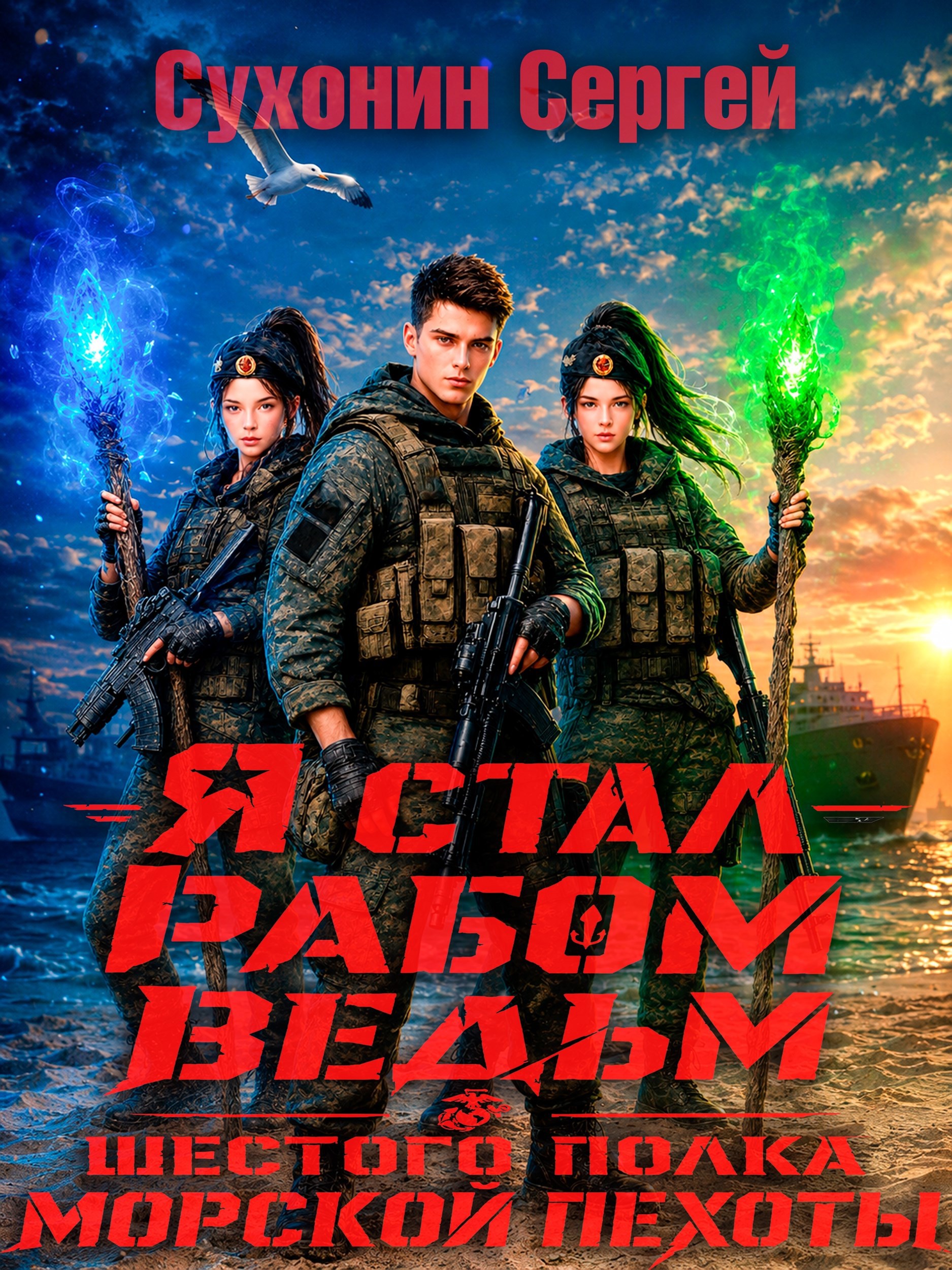 Обложка книги «Я стал рабом ведьм шестого полка морской пехоты»
