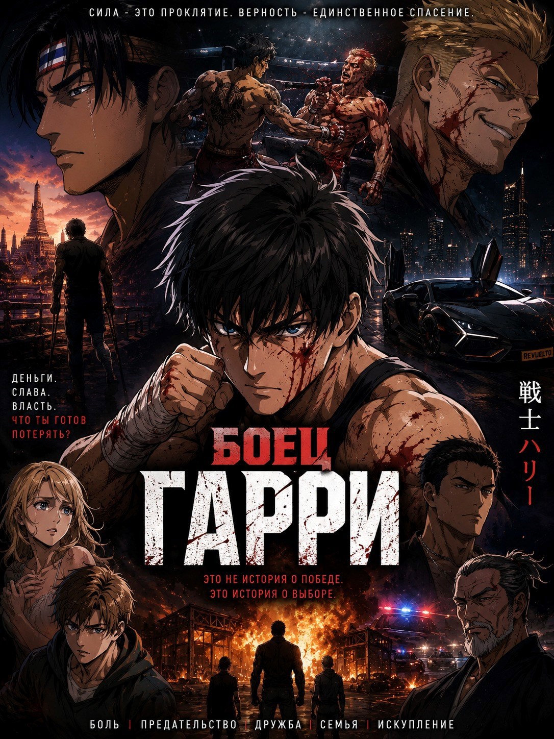 Обложка книги «Боец Гарри»