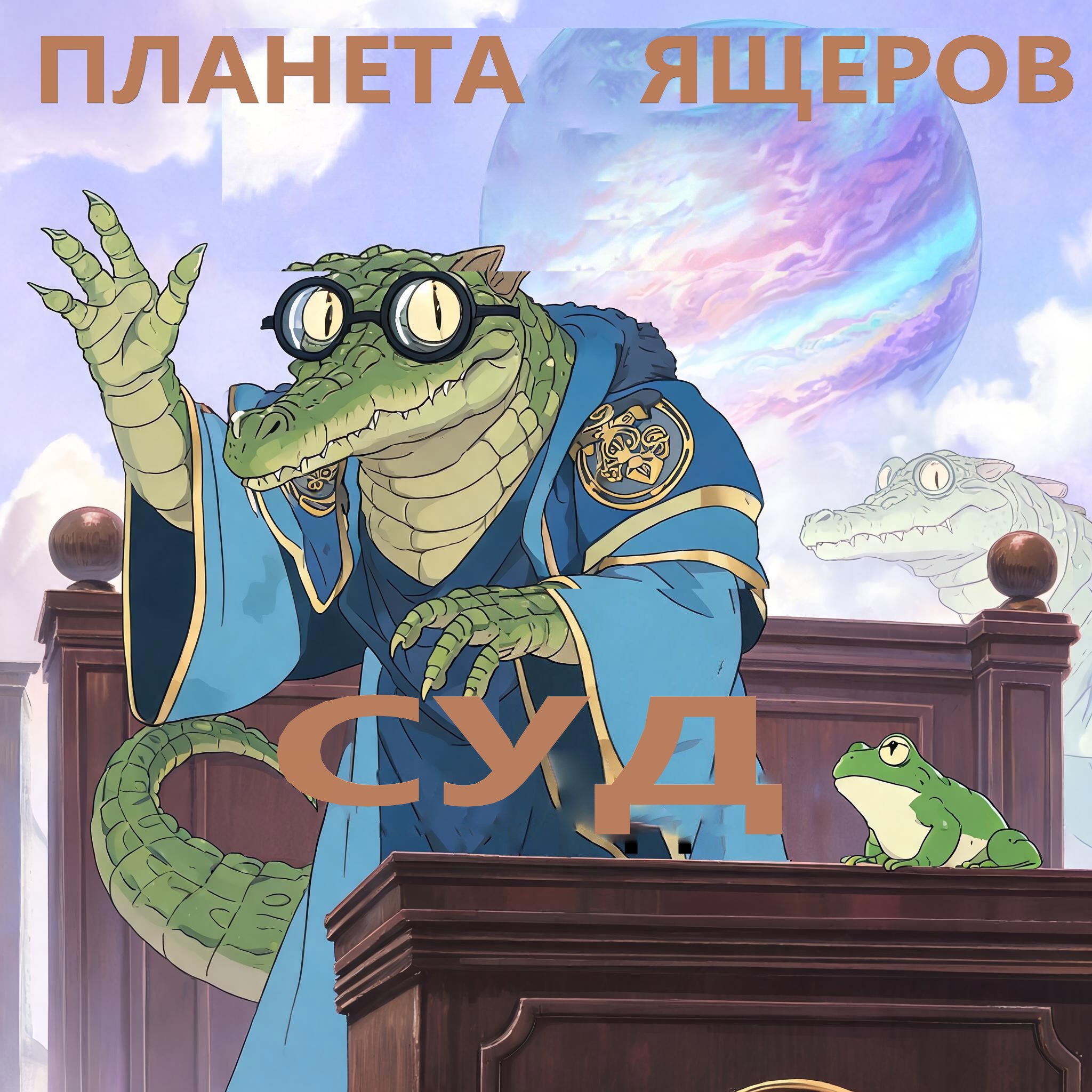 Обложка книги «Планета ящеров. Суд.»