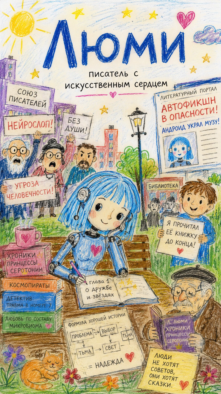 Обложка книги «Писательница без пупка»