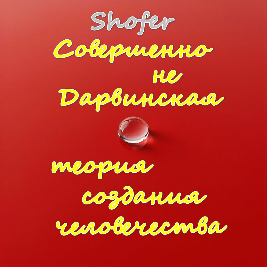 Обложка книги «Совершенно не Дарвинская теория создания человека.»