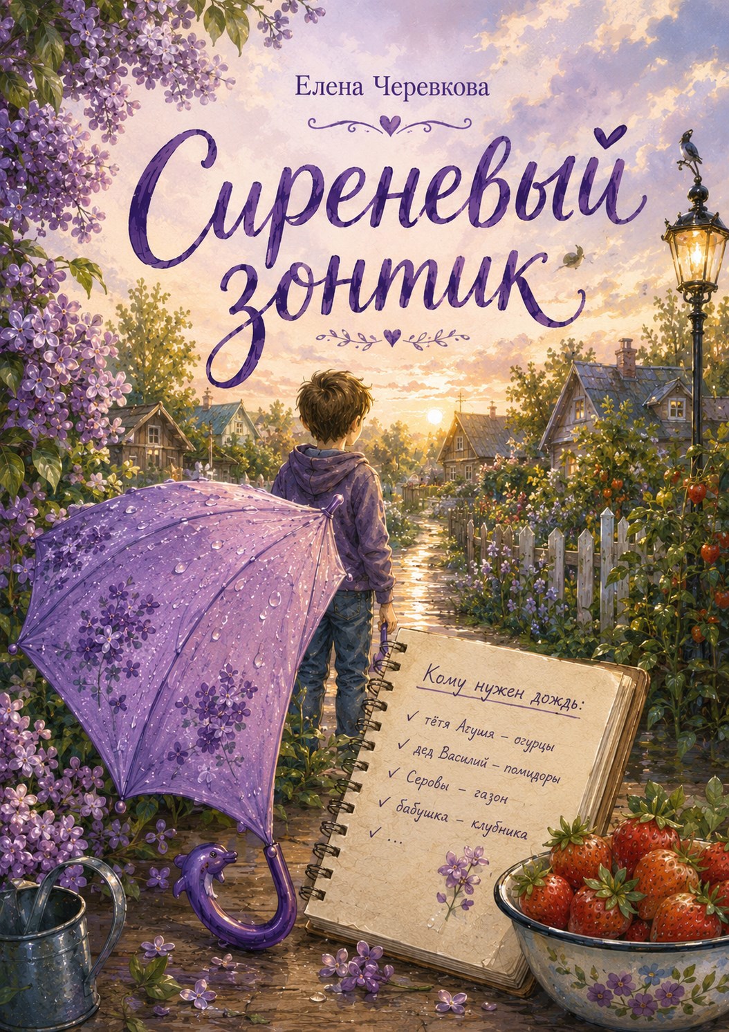 Обложка книги «Сиреневый зонтик»