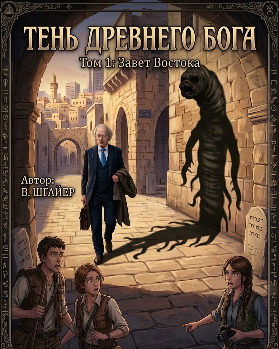 Обложка книги «Тень Древнего Бога»