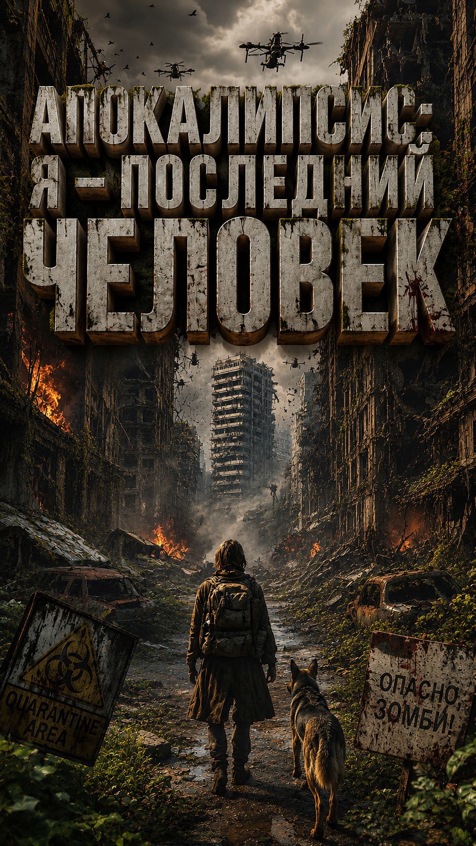 Обложка книги «Апокалипсис: Я — последний человек»