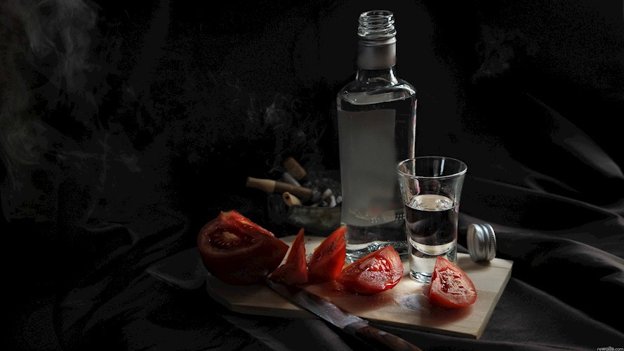 Обложка произведения Ночь и две бутылки