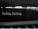 Обложка произведения Siding Spring